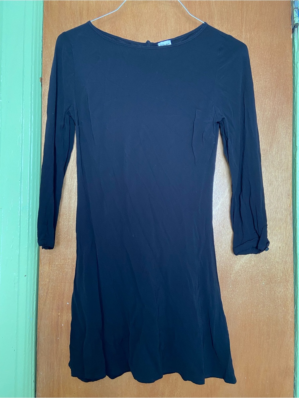 Sunday Best Black Scoop Neck Dress